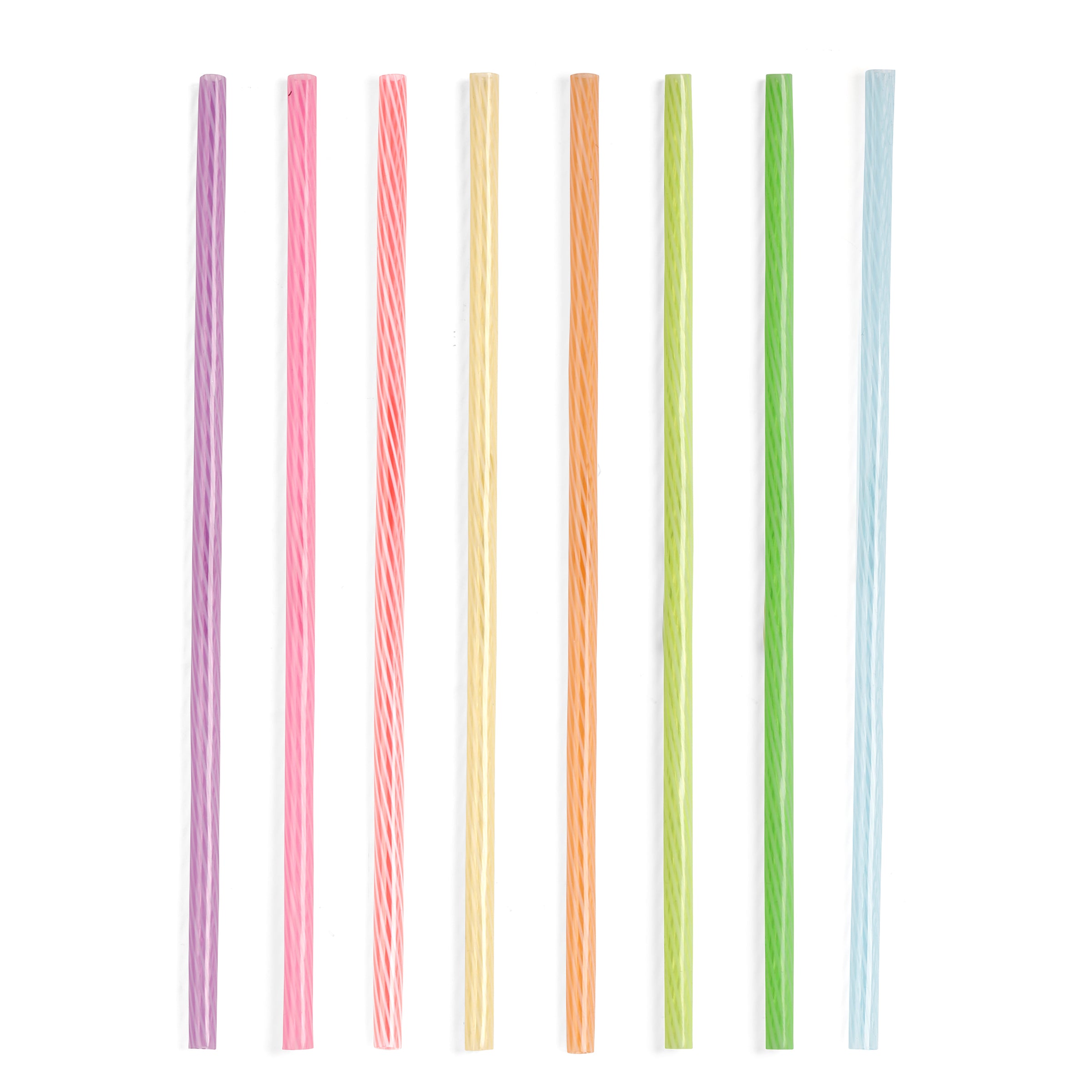 Eco-Friendly Rainbow Reusable Straws - 12 Pack Colorful Stainless Steel Drinking Straws for Smoothies, Cocktails & Iced Coffee | BPA-Free, Dishwasher Safe, Perfect for Parties, Travel & Home Use