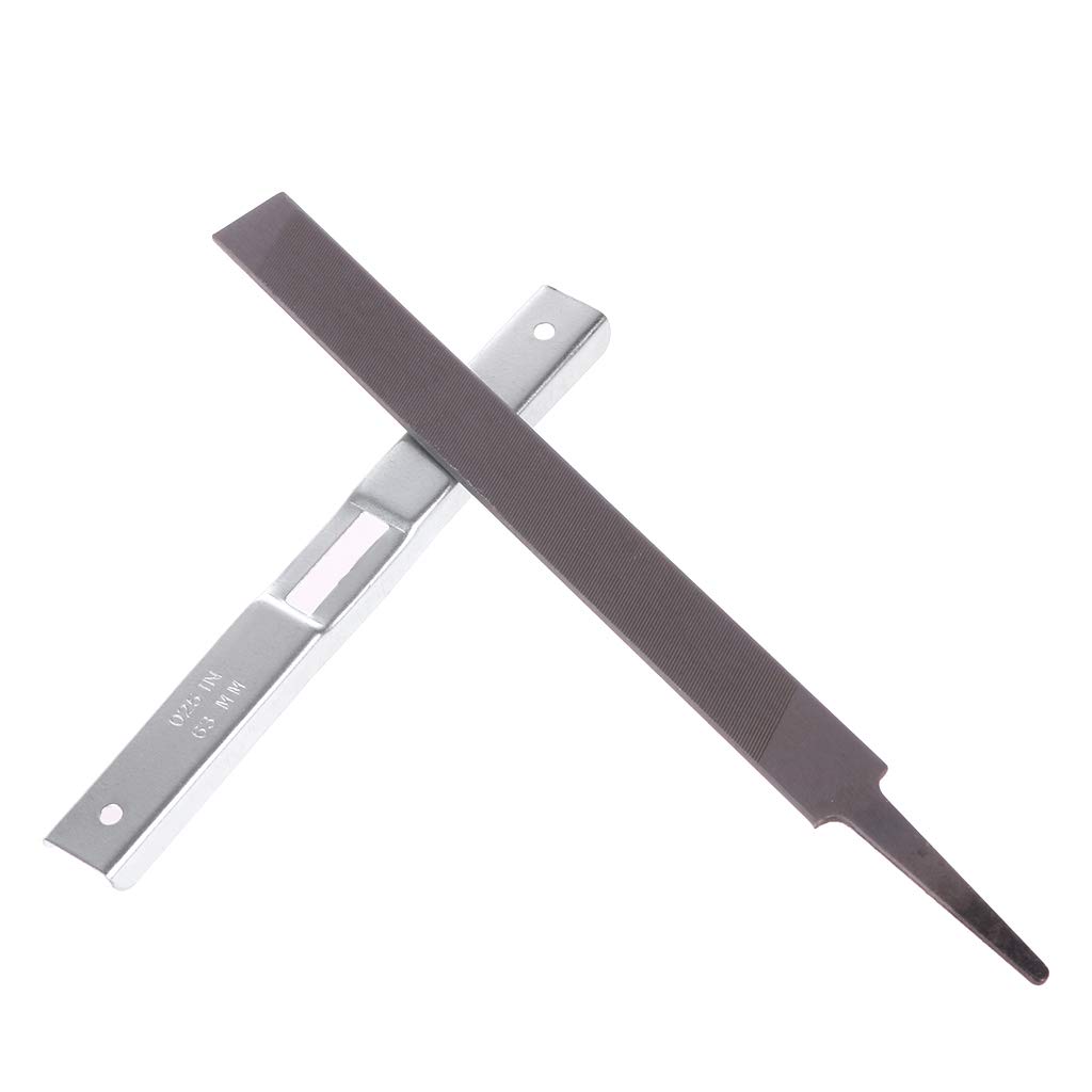 Chainsaw File Sharpening Tool - Professional Depth Gauge Flat File for Lawn Mower Blades | Perfect for Chainsaw Maintenance & Garden Tool Sharpening