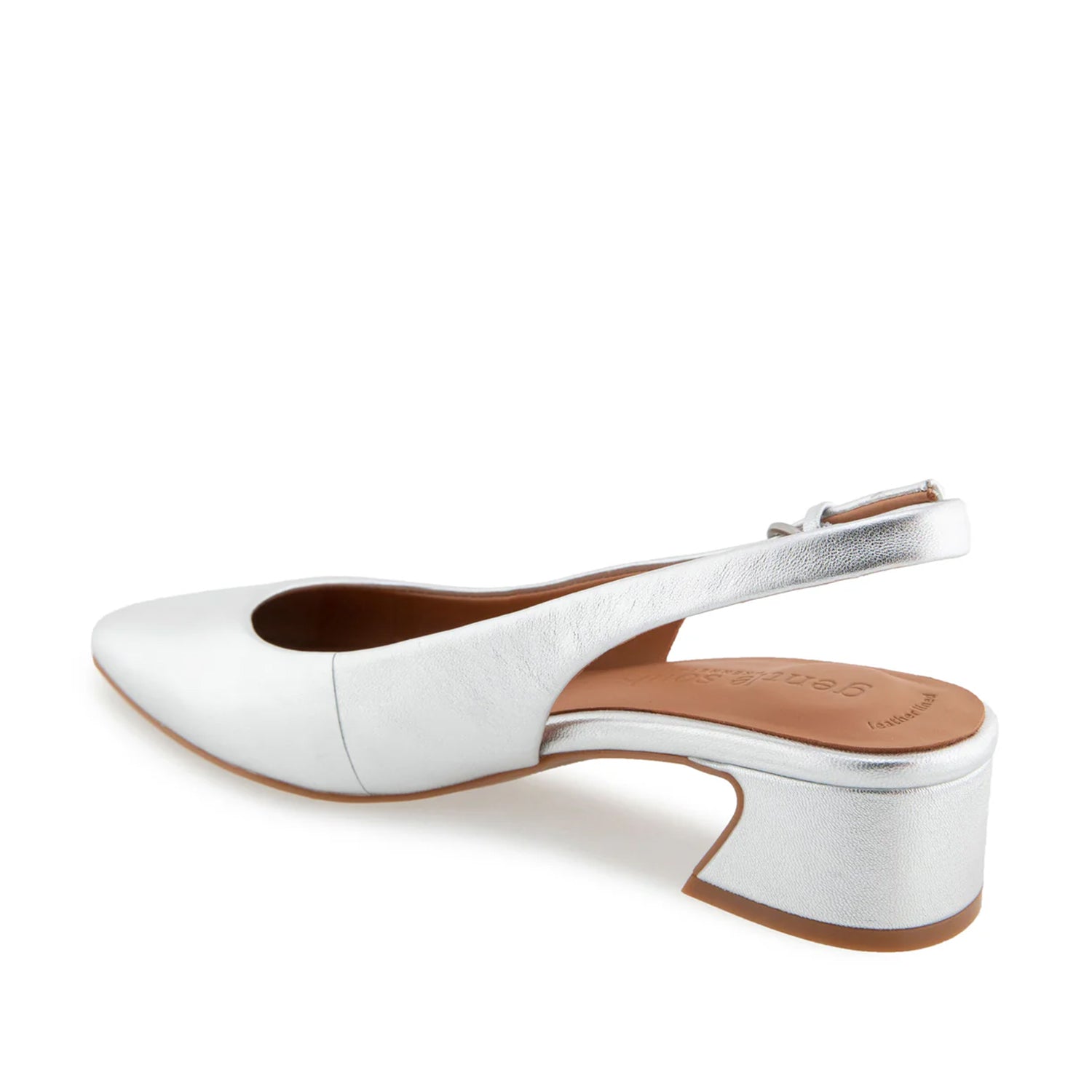 Gentle Souls Women's Georgia Comfort Sandals in Silver | Lightweight & Cushioned for Walking, Beach & Summer Outfits