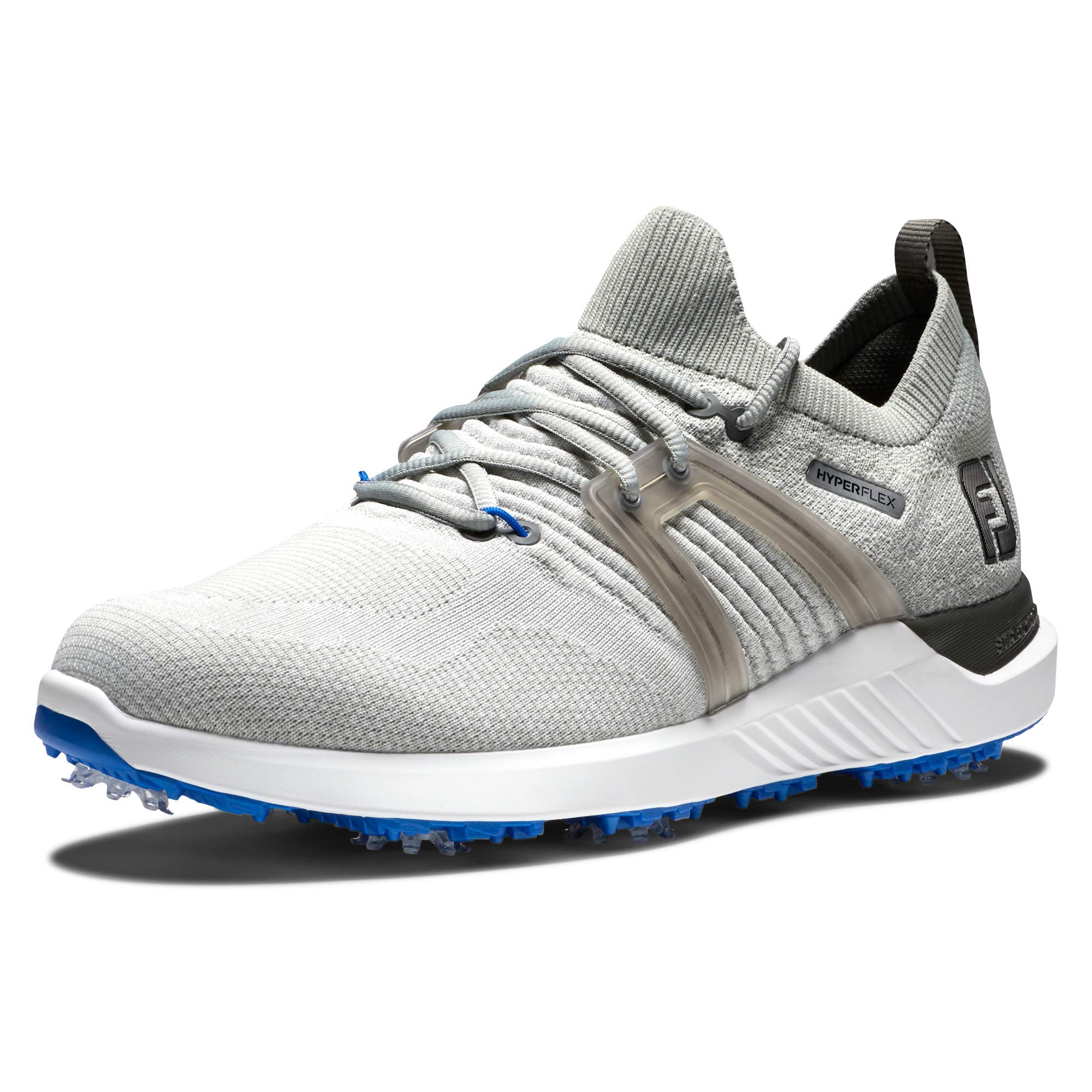 FootJoy Men's Hyperflex Golf Shoes - Lightweight, Waterproof & Comfortable Spiked Golf Shoes for Men - Perfect for Walking the Course & Improving Performance on the Green