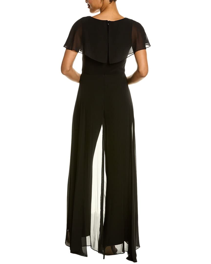 Adrianna Papell Women's Chiffon & Jersey Jumpsuit Pants - Elegant Comfort for Casual Outings, Date Nights & Special Occasions