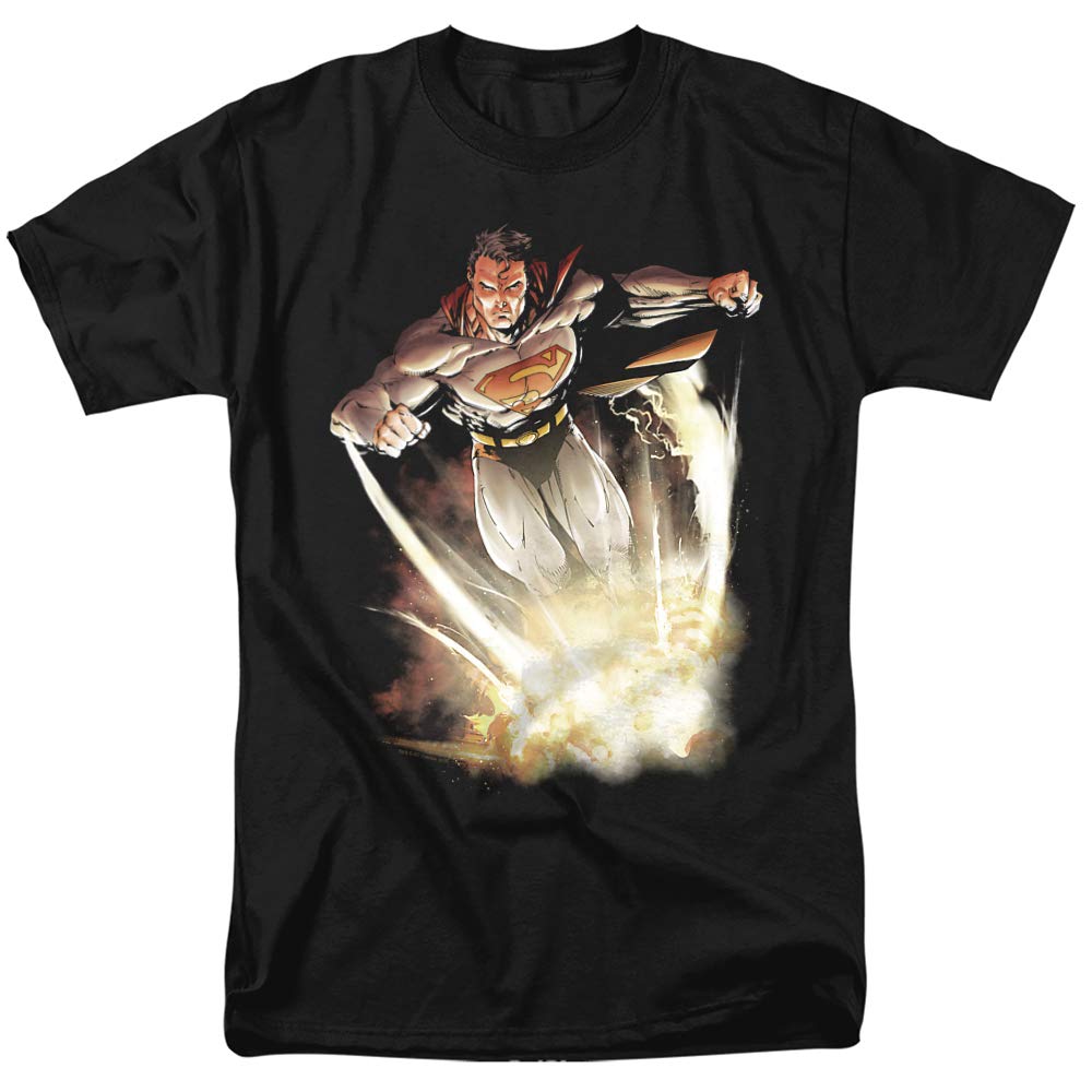 Superman Explosive Graphic Unisex T-Shirt for Men & Women - Casual Wear, Cosplay, Superhero Fan Gift