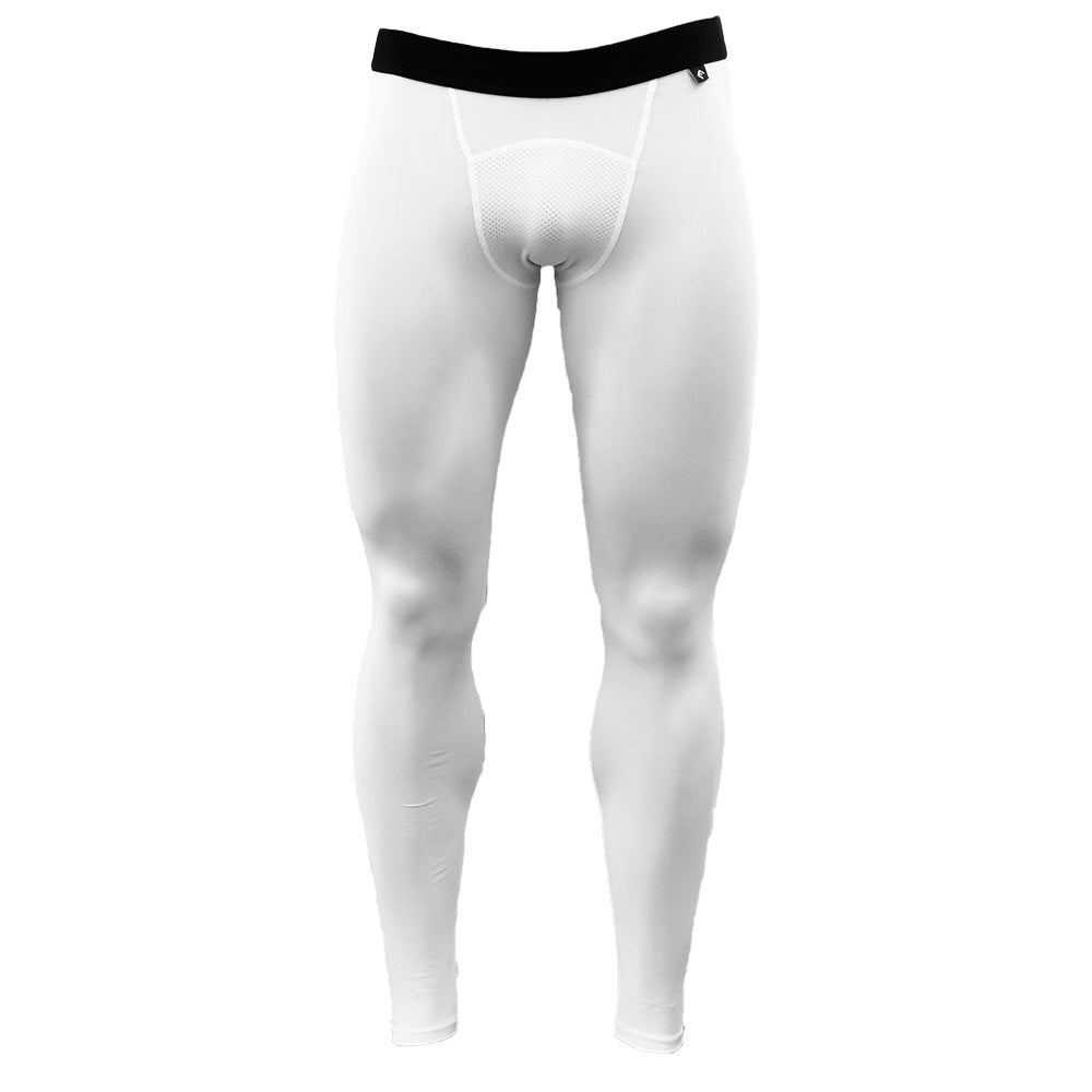 Best White Compression Tights for Women & Men - High Performance Workout Leggings for Running, Yoga, Gym & Sports Recovery