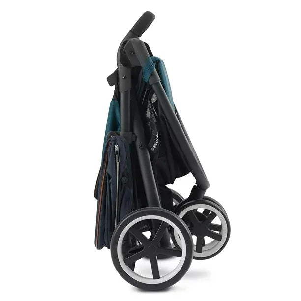 Gold Verge3 Stroller - Premium Baby Stroller with Sapphire Blue Design | Lightweight, Compact & Foldable for Travel, Shopping & Outdoor Walks