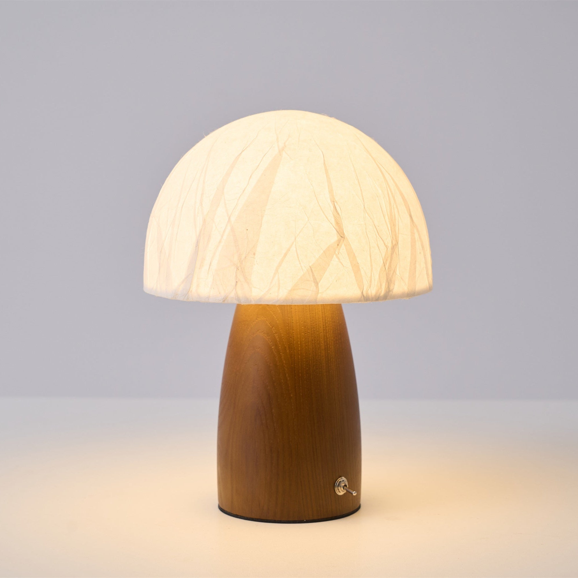 Myco Mushroom Table Lamp - Modern LED Night Light for Bedroom, Nursery, Living Room - Soft Ambient Lighting for Relaxation & Decor
