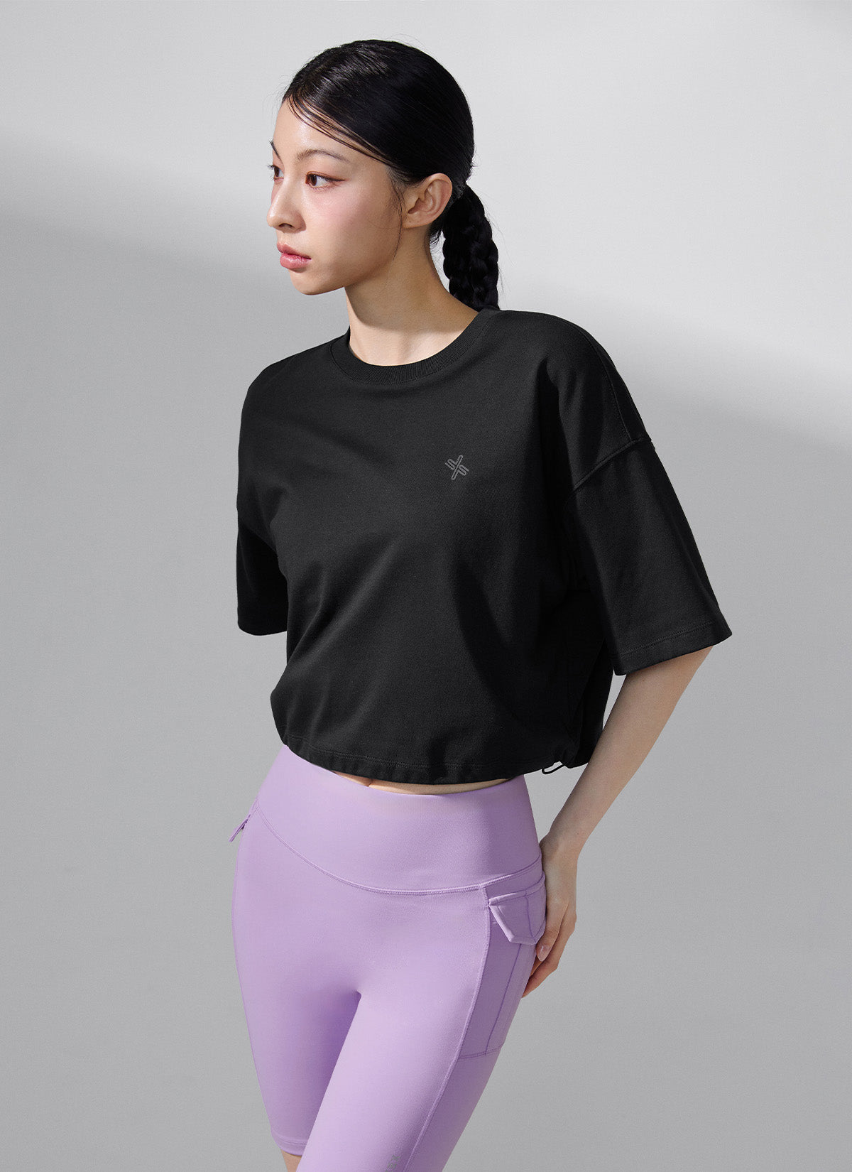 Basic Logo String Short Sleeve T-Shirt - Comfortable Cotton Casual Tee for Men & Women | Perfect for Everyday Wear, Gym, and Outings