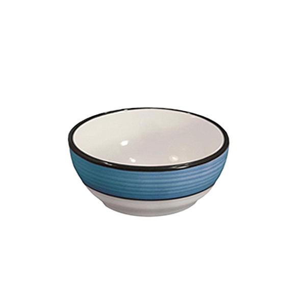 4-Piece Small Bowl Set - White & Blue Spree Pattern for Cereal, Soup, and Desserts | Perfect for Dining & Entertaining