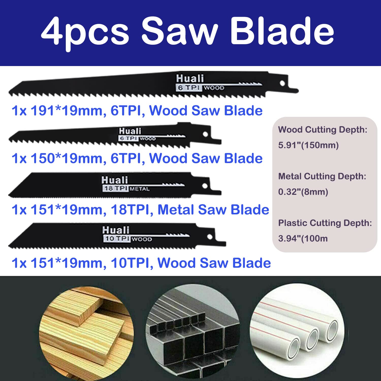 21V Cordless Brushless Reciprocating Saw - Wood & Metal Cutting for DIY & Tree Pruning