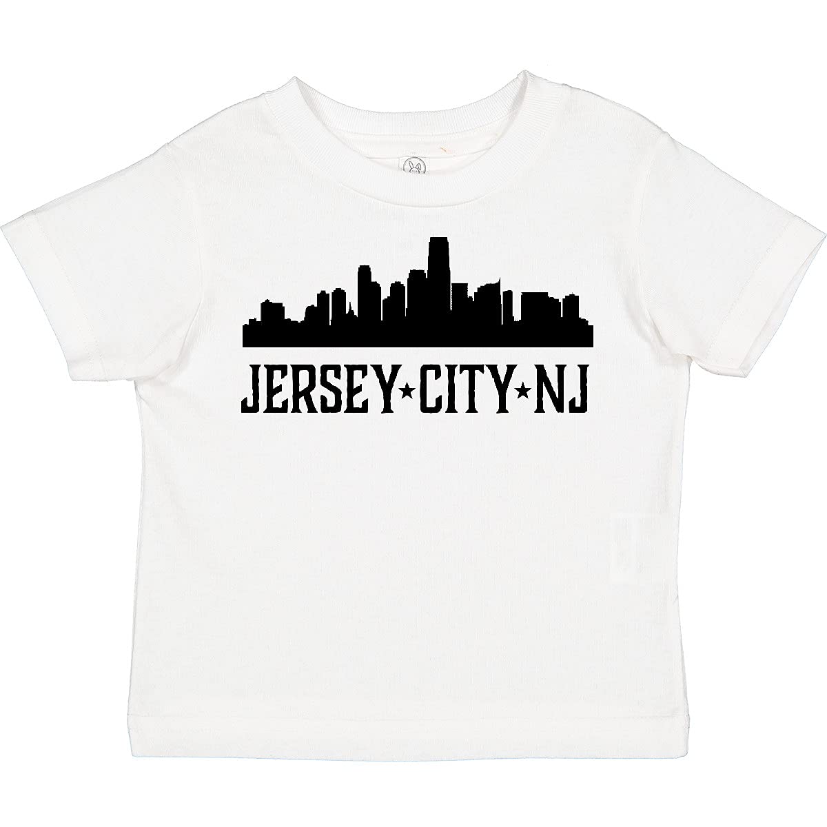 Inktastic Jersey City New Jersey Skyline Toddler T-Shirt - Cute Graphic Tee for Boys & Girls - Perfect for Playdates, Daycare & Family Outings