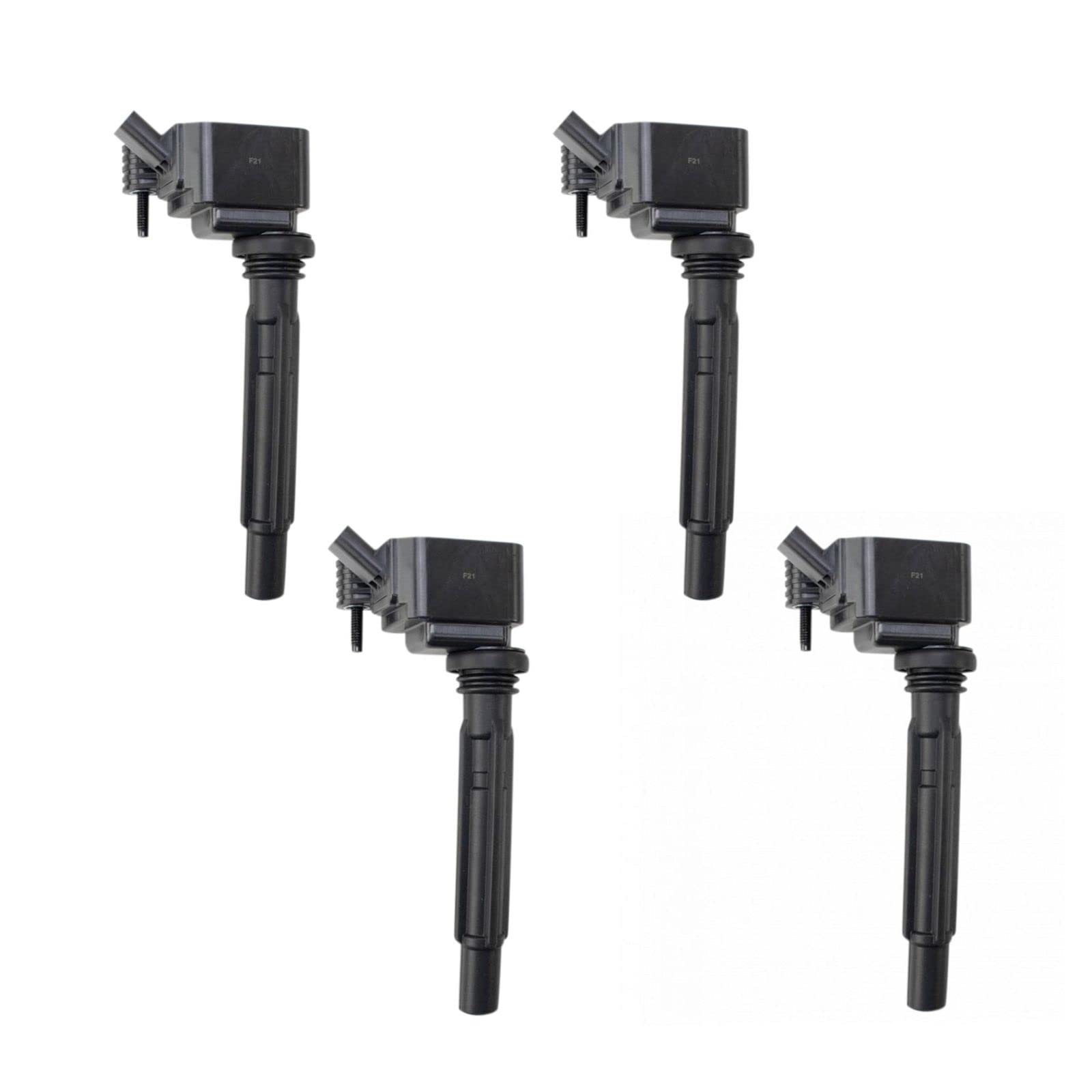 High Performance Ignition Coil Set - Compatible with 2017-2020 Alfa Romeo Giulia, Stelvio & Jeep Cherokee, Wrangler - Direct Replacement for Smooth Engine Start & Acceleration - Perfect for Daily Commute & Off-Road Adventures