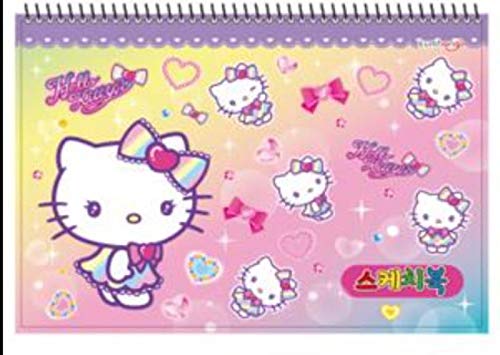 Hello Kitty Large Sketch Book - 8.5 x 11 Inch Drawing Pad with Premium Paper, Cute Lilac Trim for Kids & Artists | Perfect for School, Art Class & Creative Sketching