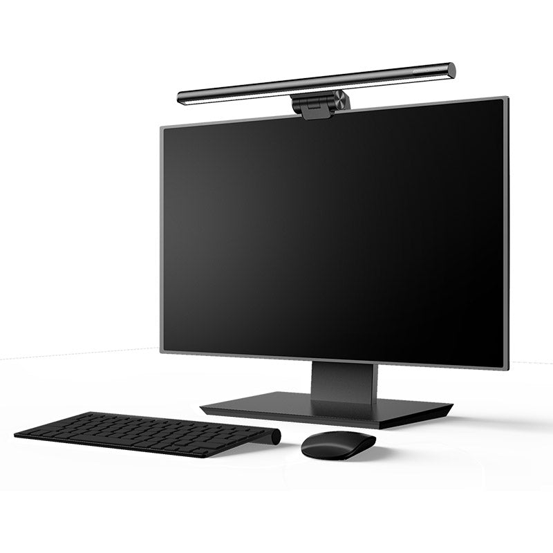 Baseus USB LED Monitor Light with 3 Color Temperatures - Adjustable Desk Lamp for Home Office, Gaming & Night Reading