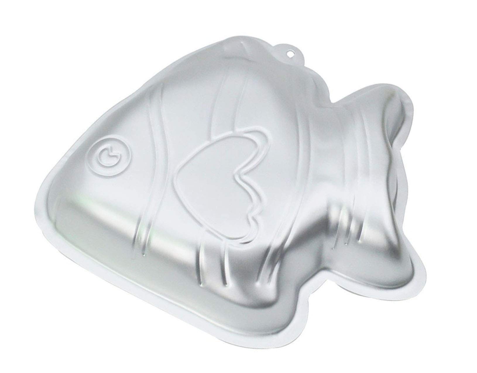 9 Inch Goldfish Shaped Aluminum 3D Cake Baking Mold - Non-Stick Fish Cake Pan for Birthday, Party & Dessert Decorating - Perfect for Fondant, Chocolate & DIY Baking Projects