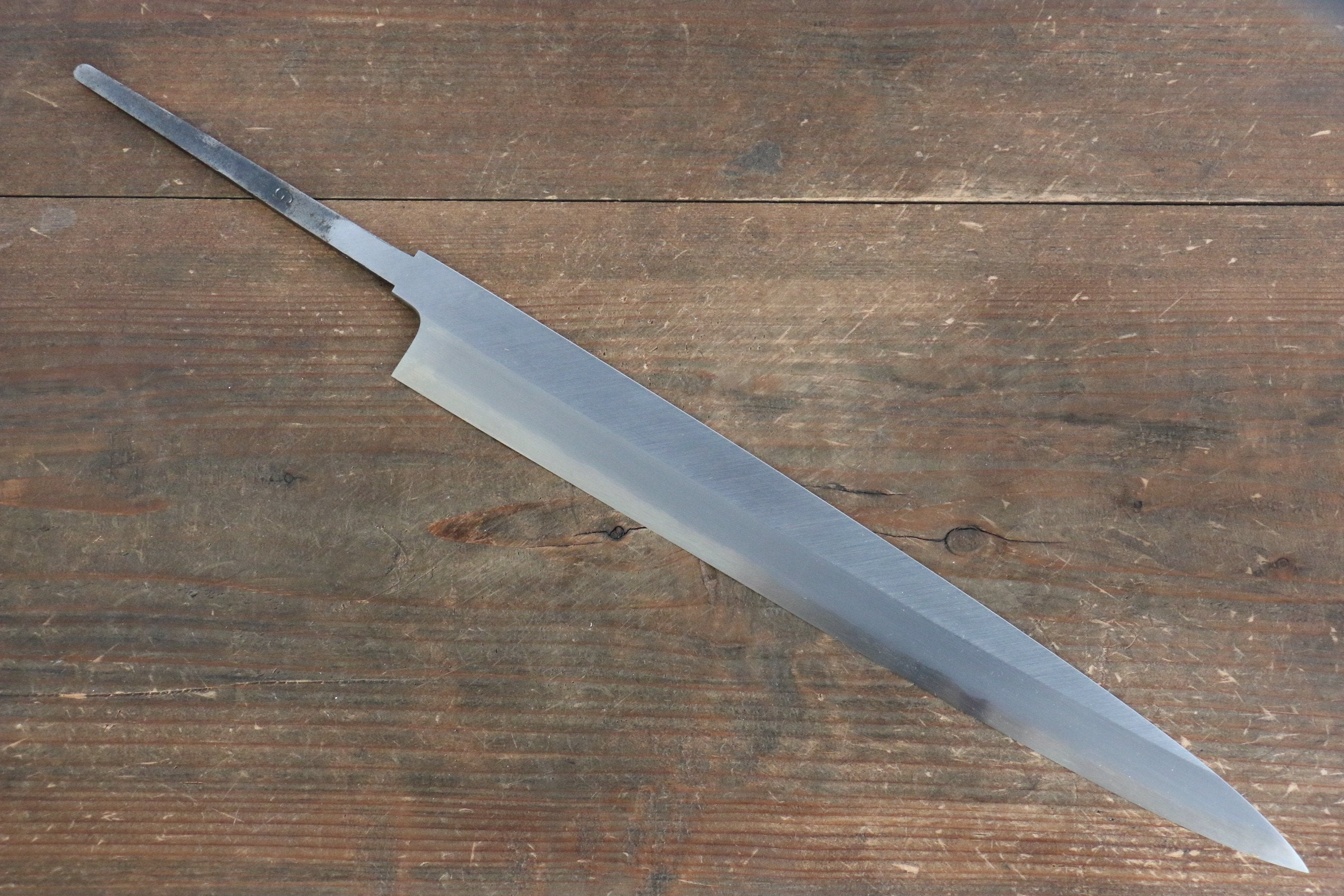 Premium Minamoto Akitada No.1 Blue Steel DX Yanagiba Sushi Knife 300mm - Blade Only - Professional Japanese Sashimi & Sushi Preparation - Perfect for Chefs & Culinary Enthusiasts