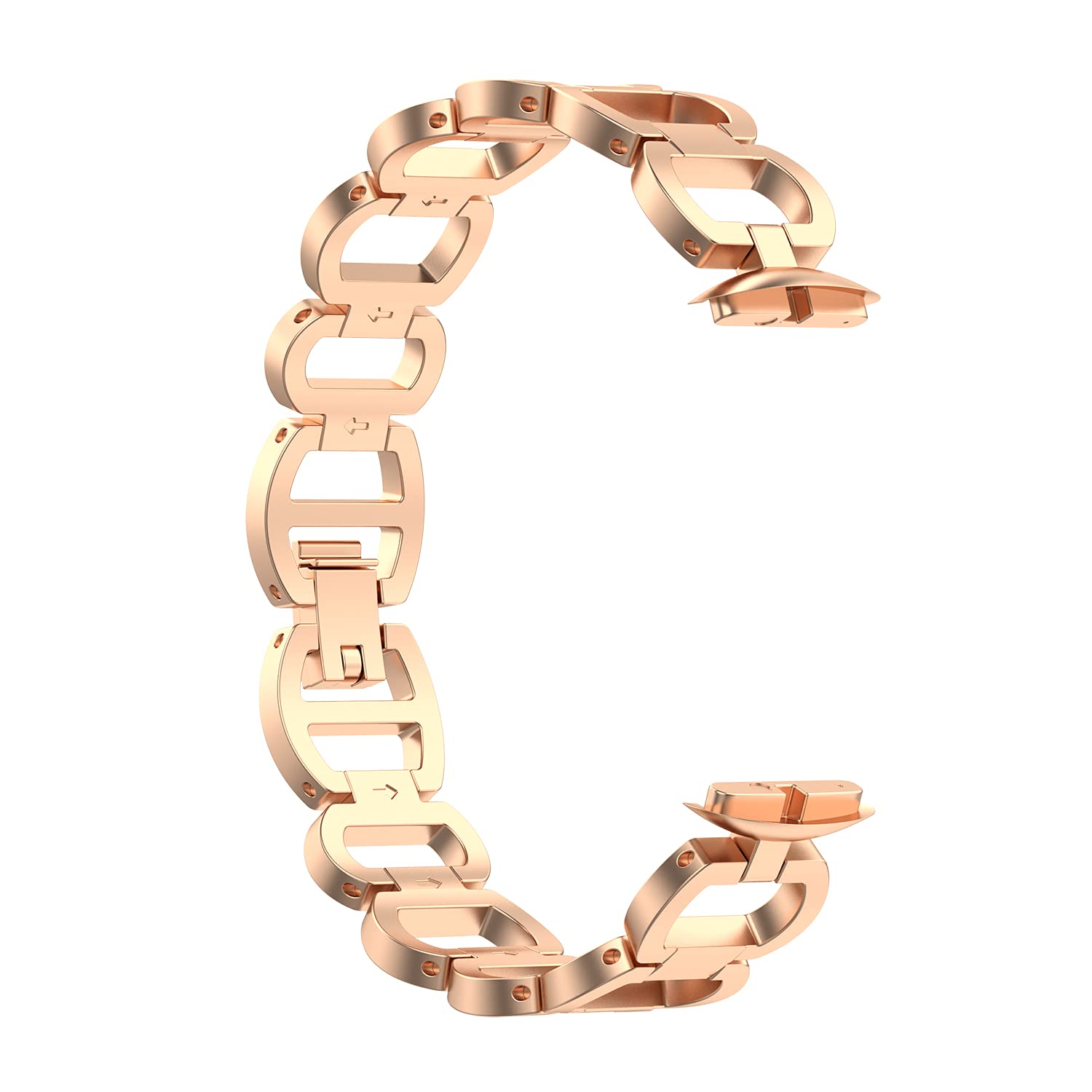 Premium Metal Replacement Bands for Fitbit Luxe - Stylish & Durable Fitness Tracker Bands for Women & Men - Perfect for Workouts, Office Wear & Everyday Fashion Accessory