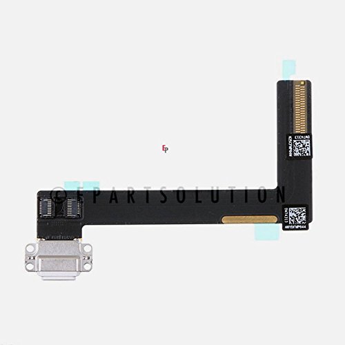 ePartSolution Replacement USB Charging Port Dock Connector Flex Cable for iPad Air 2 (A1567/A1566) - White | Compatible Charger Repair Part | Perfect for DIY Fixes & Home Repairs
