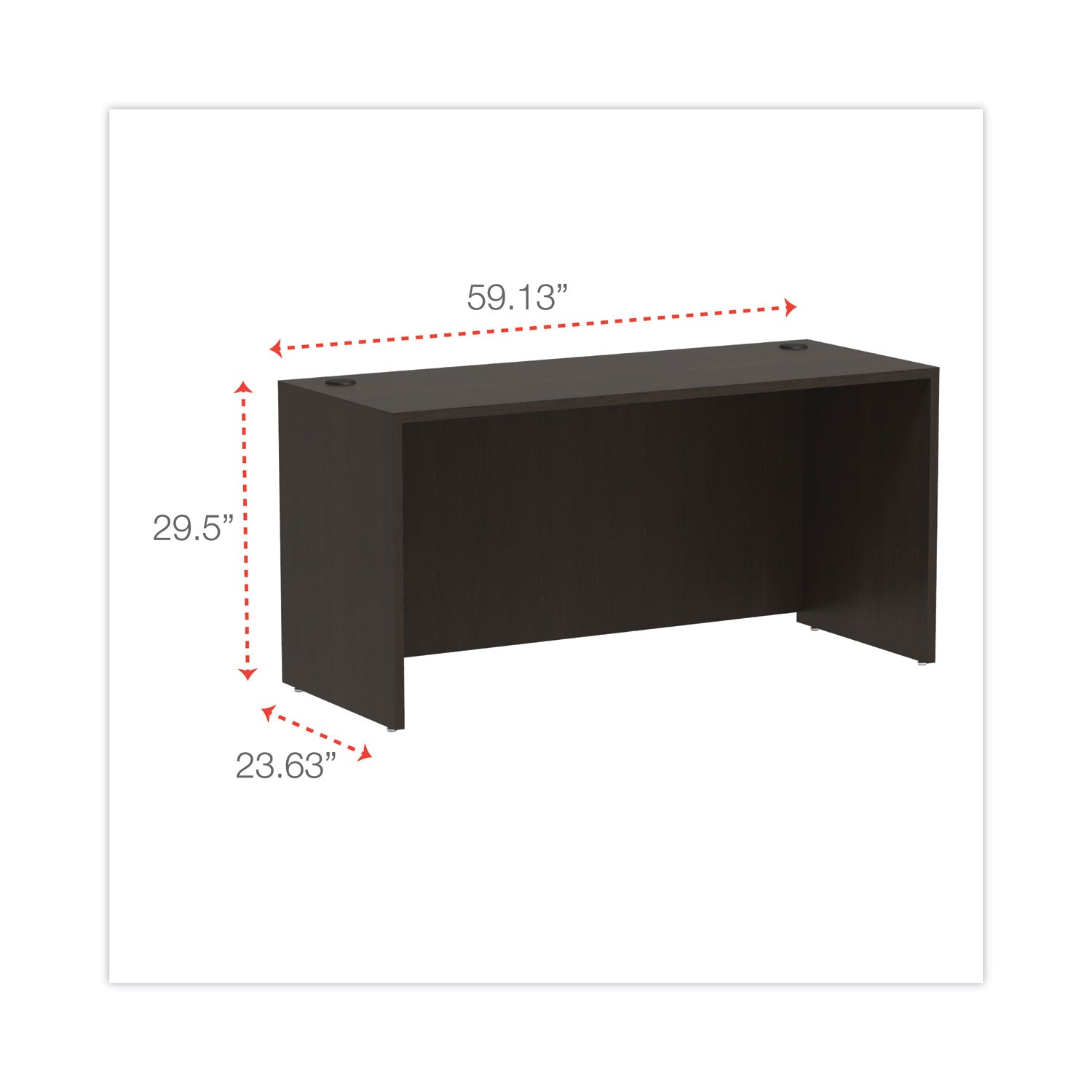 Alera Valencia Series Credenza Shell - 59.13
