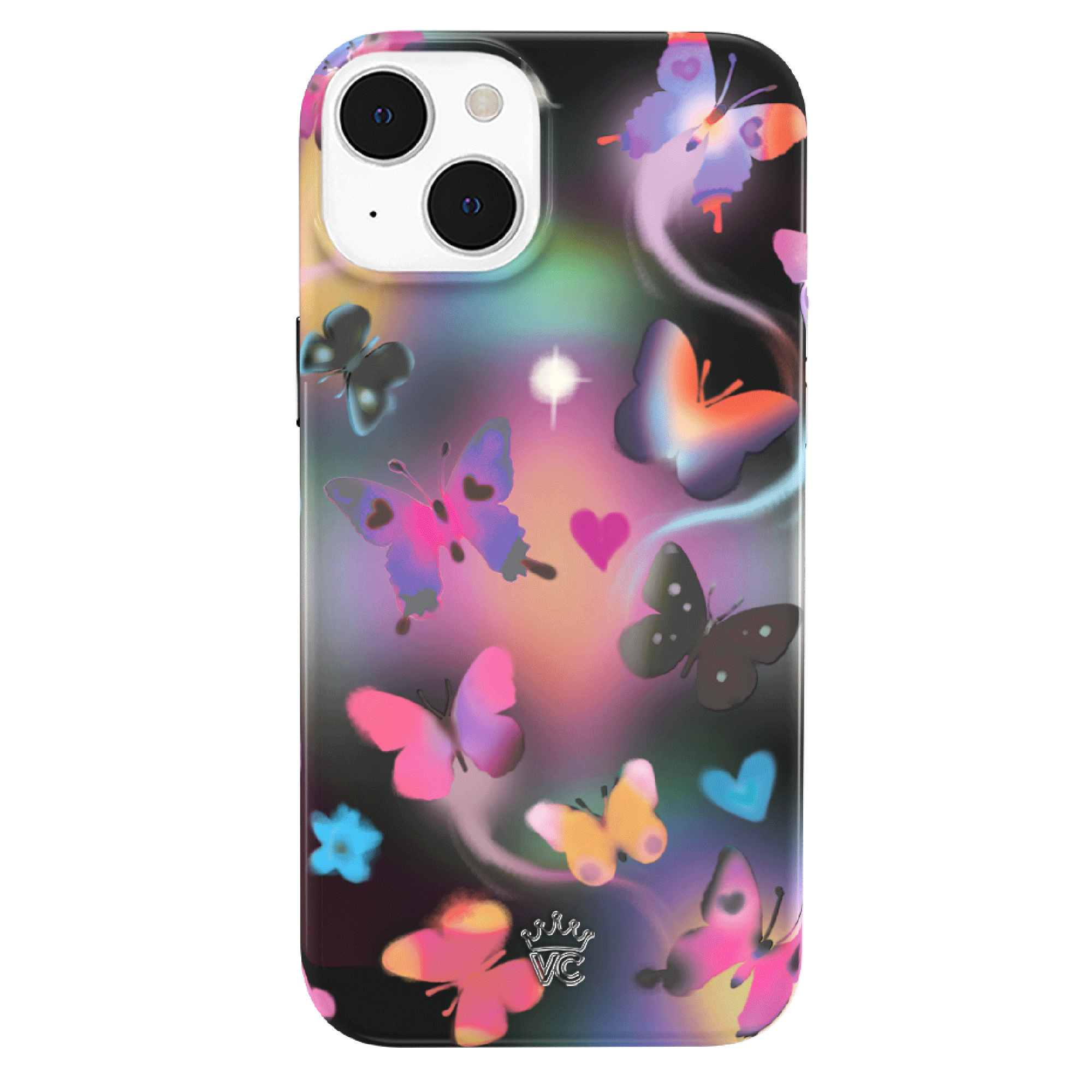 Aurora Butterfly iPhone Case - Elegant & Durable Phone Cover for iPhone [Model] - Perfect for Everyday Use, Travel & Special Occasions