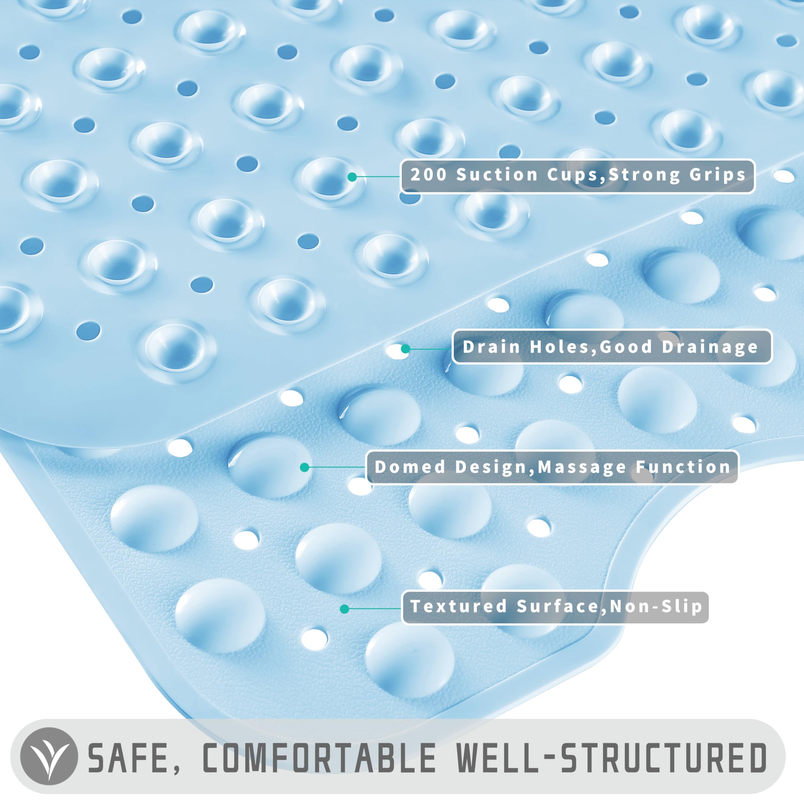 Non-Slip Yimobra Shower Mat 40