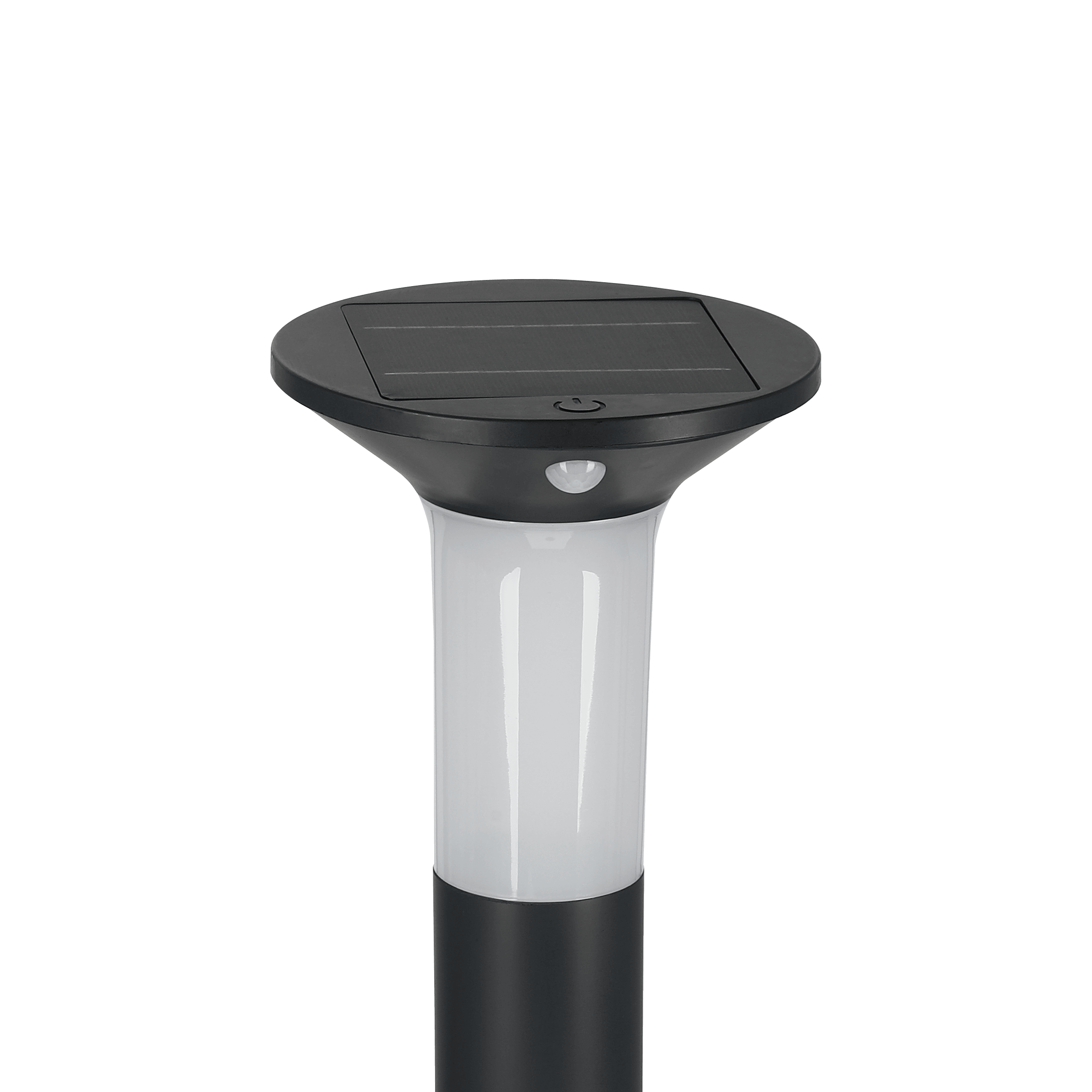 Eglo Corbezzola Grey Solar LED IP44 Outdoor Bollard Path Light - Waterproof Garden Landscape Lighting for Walkways, Driveways, and Patios