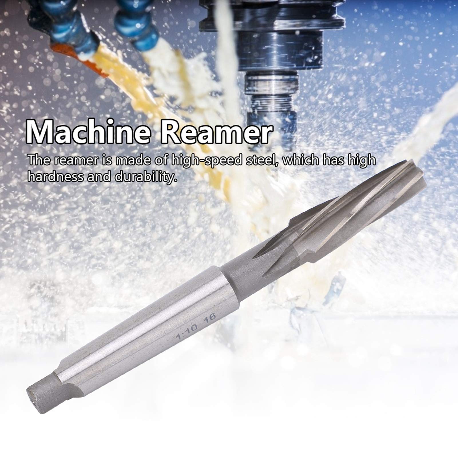 High Precision 13mm 1:10 Machine Reamer Replacement Cutter for Metalworking & Drilling | Ideal for CNC Machining, Automotive Parts & Industrial Manufacturing
