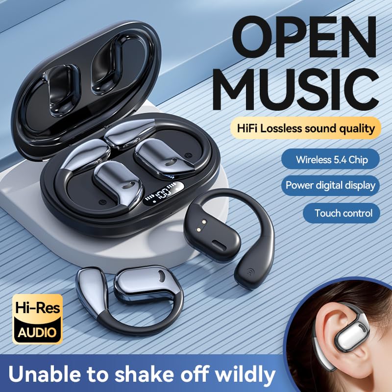 AI Translation Earbuds with Real-Time 144 Language Translator - 3-in-1 Wireless Earbuds for iOS & Android - Perfect for Travel, Business Meetings & Language Learning (Black) - Ideal for International Travelers, Business Professionals & Students