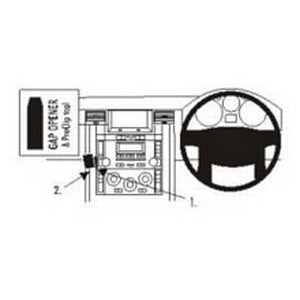 ClicOn No Holes Angled Dash Mount for Land Rover Range Rover Sport (2005-2009) | Secure Phone Holder for Off-Road & Daily Driving