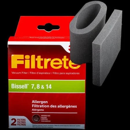 Bissell Vacuum Cleaner Replacement Filters - 7 & 8 Pack for Pet Hair, Dust & Allergens - Compatible with Bissell Models - Perfect for Home Cleaning & Pet Owners
