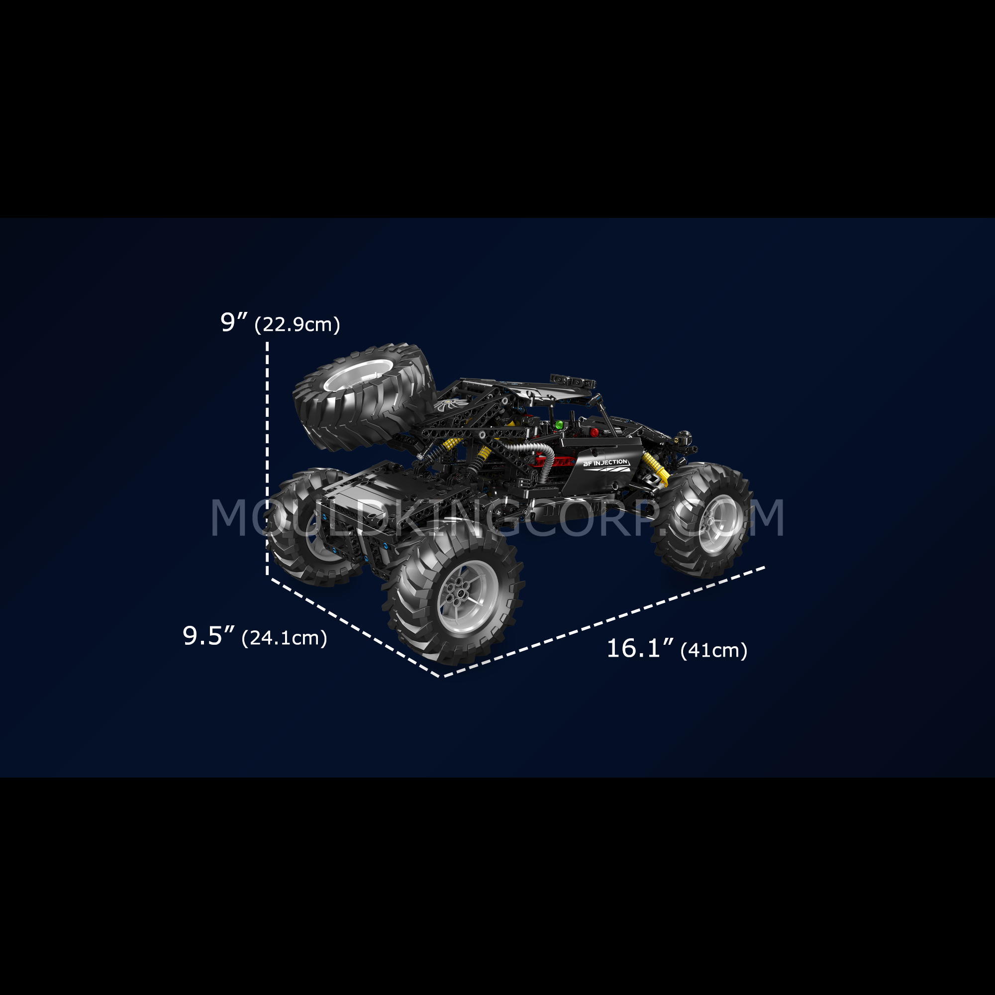 Mould King 18038 Off-Road Racing Buggy Building Kit - 1,016 Piece RC Car Model Set for Adults & Teens | STEM Toy for Creative Play, Birthday Gifts & Collector's Display