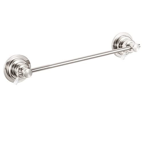 Suction Towel Bar-16 Inch Brushed Nickel