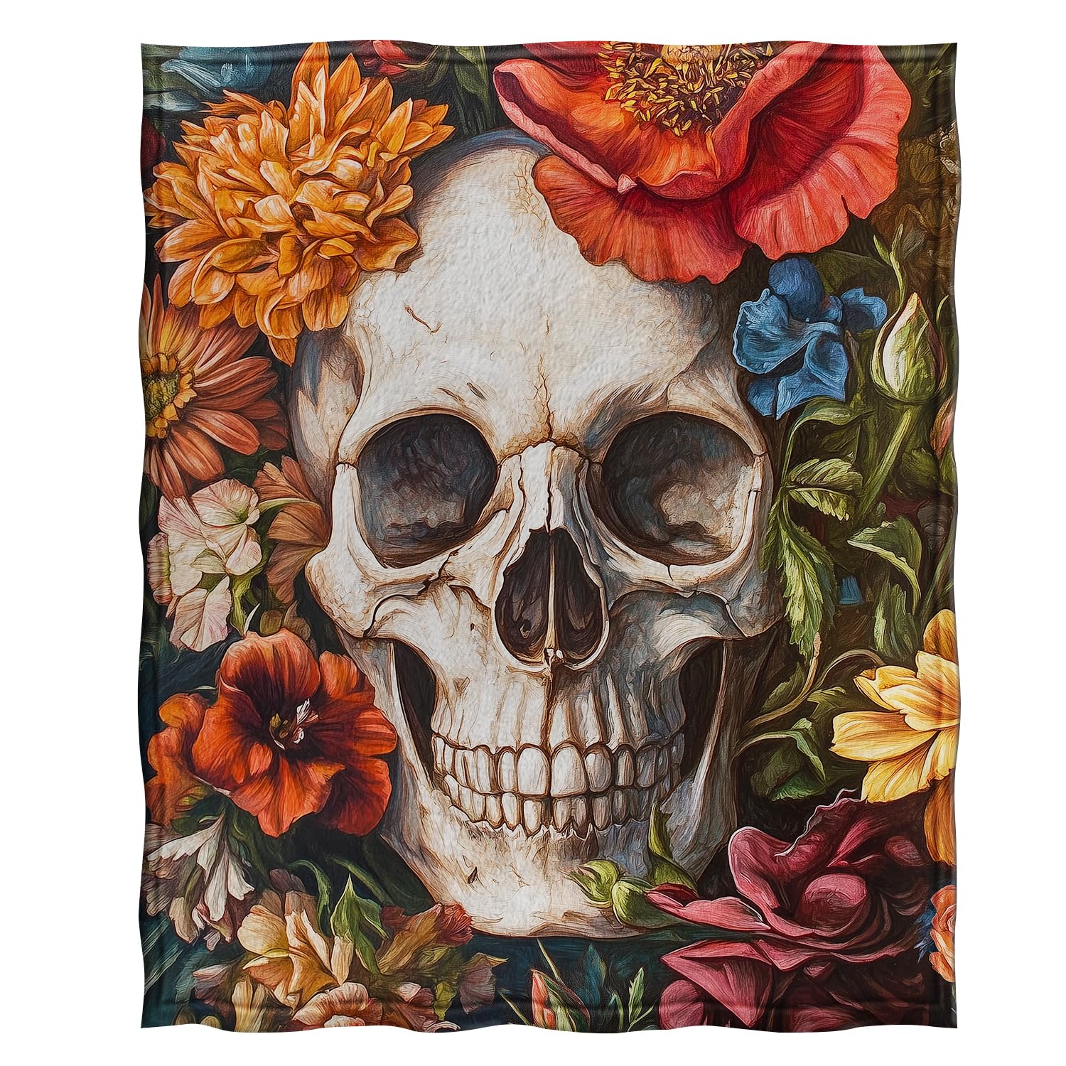 Jekeno Skull Throw Blanket 50