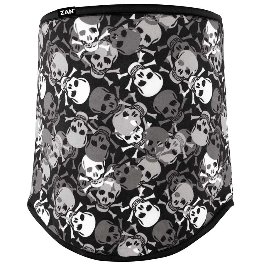 ZANheadgear Neck Gaiter SportFlex Series - Classic Skull Print Face Cover for Outdoor Sports, Cycling, Running & Hiking - UV Protection & Breathable Fabric