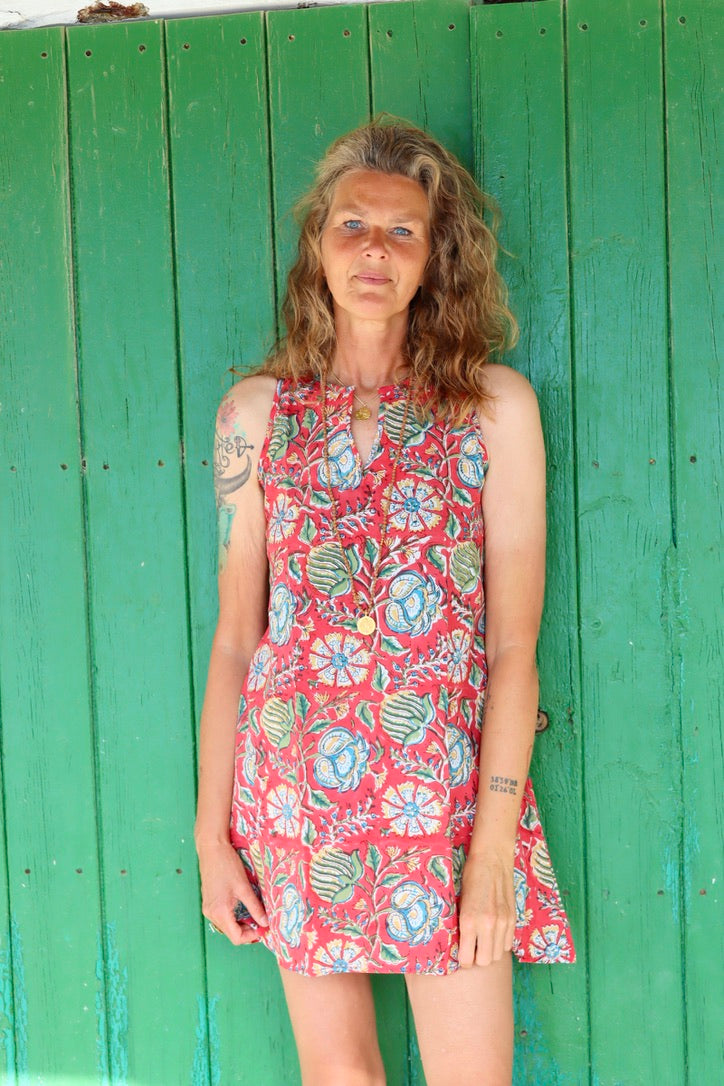 Stylish Kurti Summer Dress for Women - Lightweight & Breathable Cotton Outfit - Perfect for Casual Wear, Beach, and Vacation