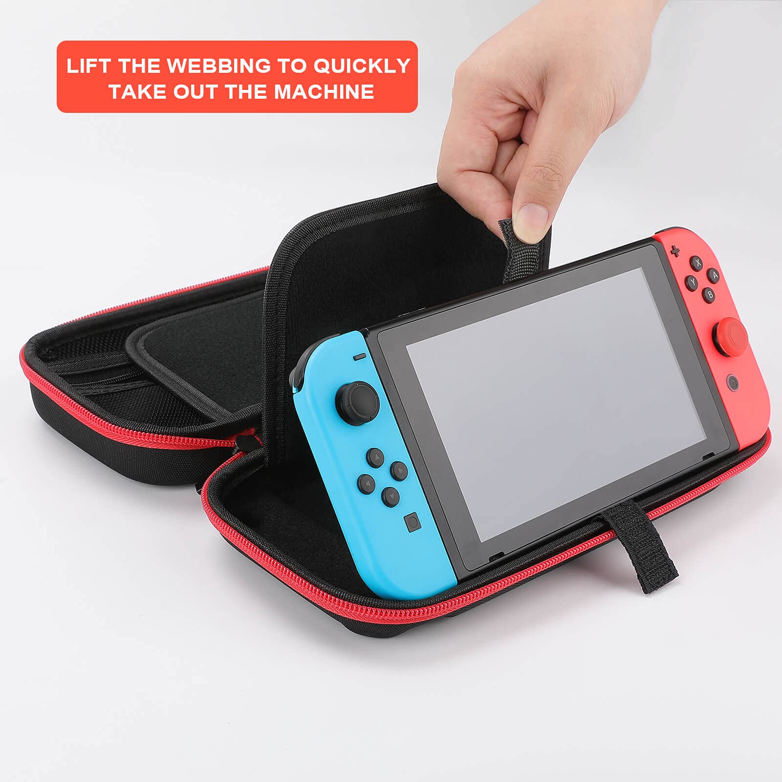 Cute Anime Nintendo Switch Travel Case for Kids & Teens - Portable Storage Bag for Gaming Accessories
