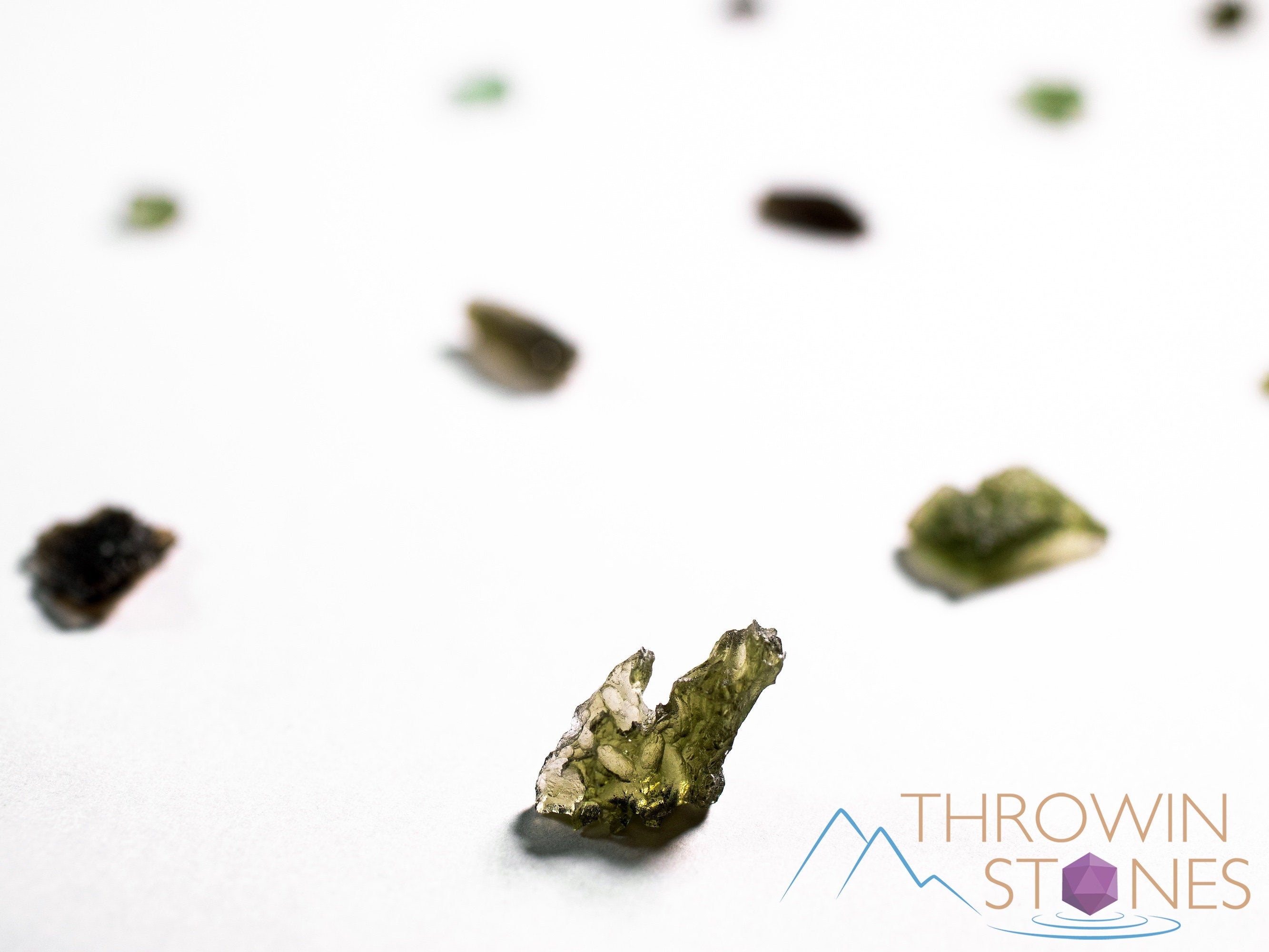 Genuine Raw Moldavite Crystal Stone - Natural Mini Moldavite Gemstone (E1849) for Jewelry Making, Meditation & Energy Healing