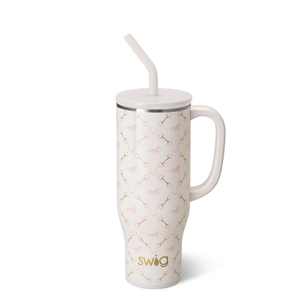 Bits and Pieces Mega Mug 30oz - Large Insulated Coffee Cup with Lid - Perfect for Home, Office & Travel