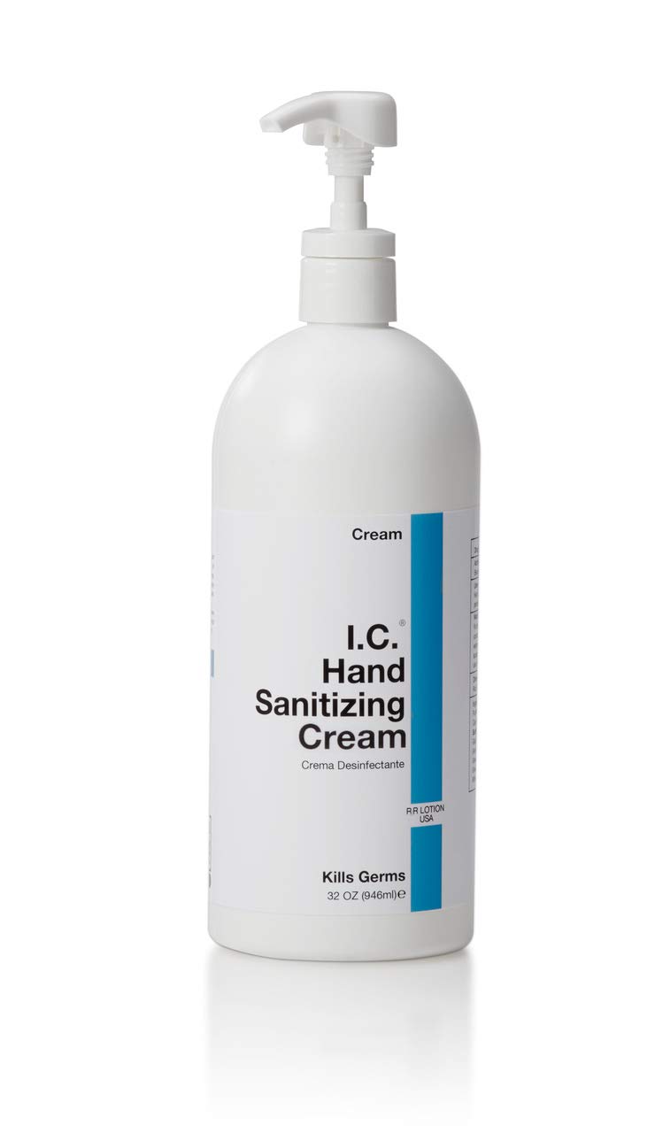 Alcohol-Free Hand Sanitizing Lotion Kills 99.9% of Germs for Up to 4 Hours | 32oz Large Bottle | Ideal for Schools, Offices & Travel