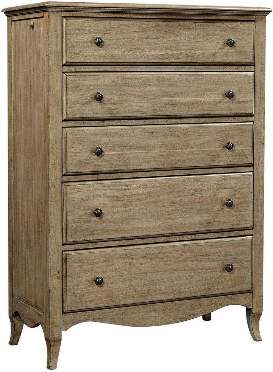 Provence Style Wooden Storage Chest I222 456 - Vintage Home Decor for Living Room, Bedroom & Entryway Organization