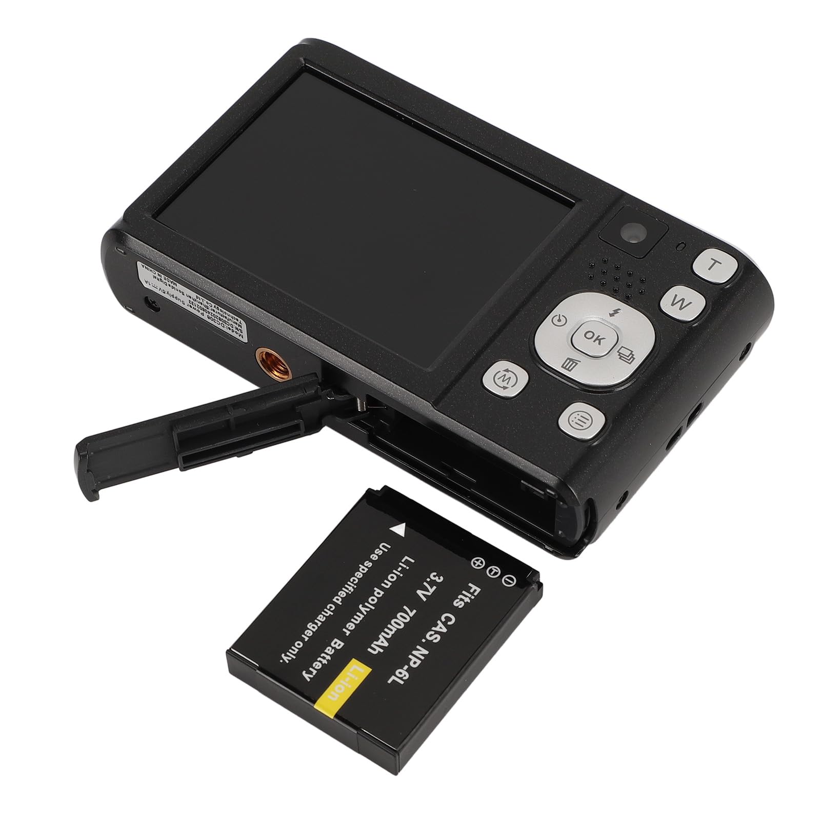 Best Digital Camera for Travel - Compact & Portable Dual Camera for Camping, Hiking & Outdoor Adventures (Black) - Perfect for Vlogging & Photography