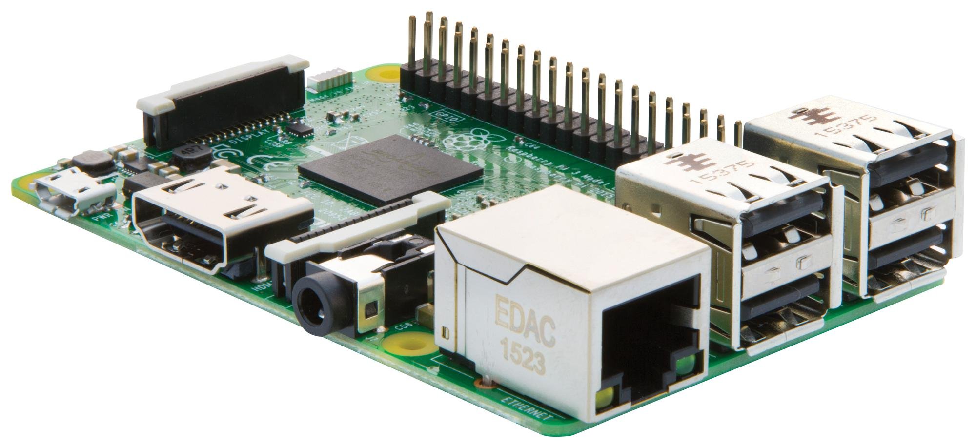 Raspberry Pi 3 Model B Quad Core Computer Board with Protective Case - Perfect for DIY Electronics, IoT Projects, and Home Automation