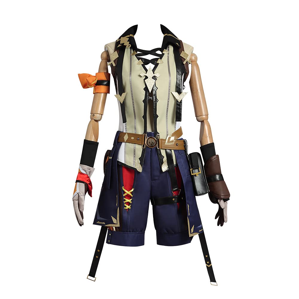Genshin Impact Yoimiya Cosplay Costume - Premium Custom Made Anime Cosplay Outfit for Halloween, Conventions & Role Play | Official Character Design