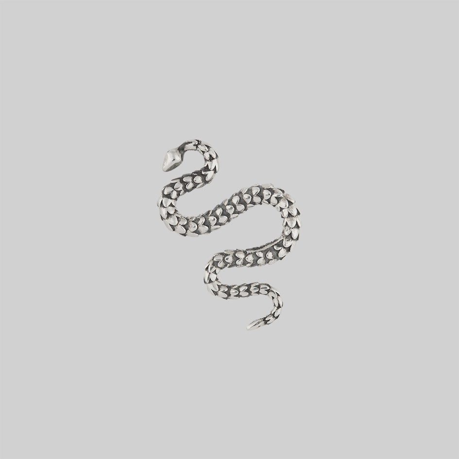 Minerva Snake Stud Earrings - Sterling Silver Hypoallergenic Jewelry for Women - Perfect for Parties, Date Nights & Everyday Wear