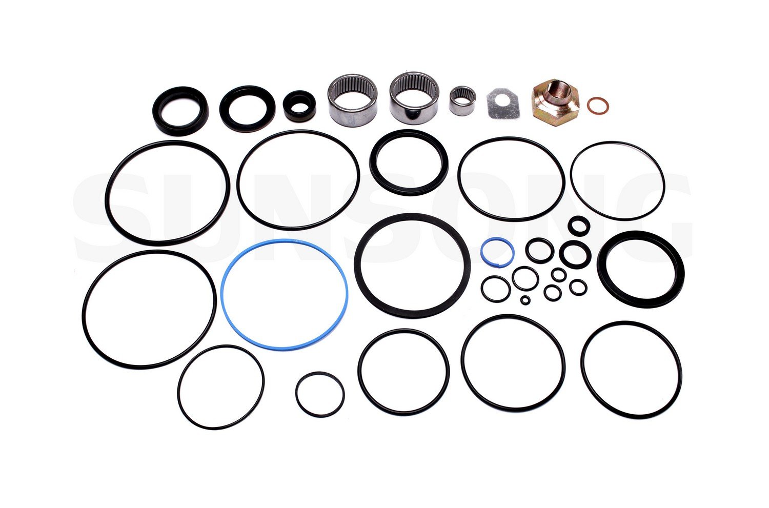 Sunsong 8401176 Steering Gear Rebuild Kit - Complete Repair Kit for Power Steering System | Ideal for DIY Car Maintenance & Vehicle Restoration Projects