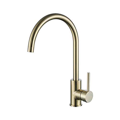 MAHWTF Single Lever Faucet - Cold & Hot Water Bathroom Sink Faucet, Kitchen Faucet for Vanity & Cloakroom - Perfect for Modern Home, Office, and Commercial Use