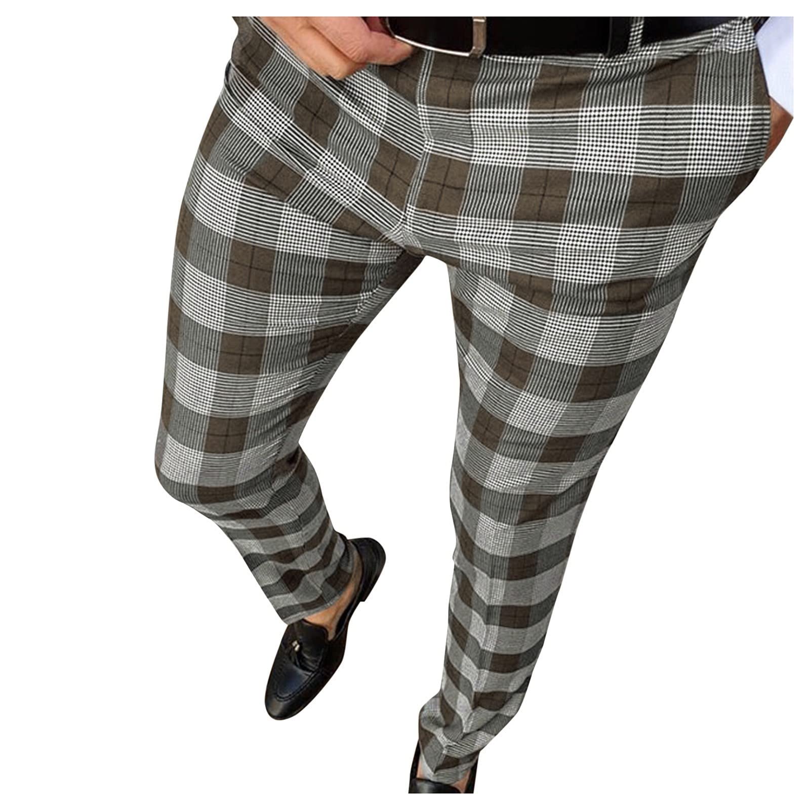 Gillberry Slim Fit Men's Suit Pants - Business Trousers for Office & Formal Wear