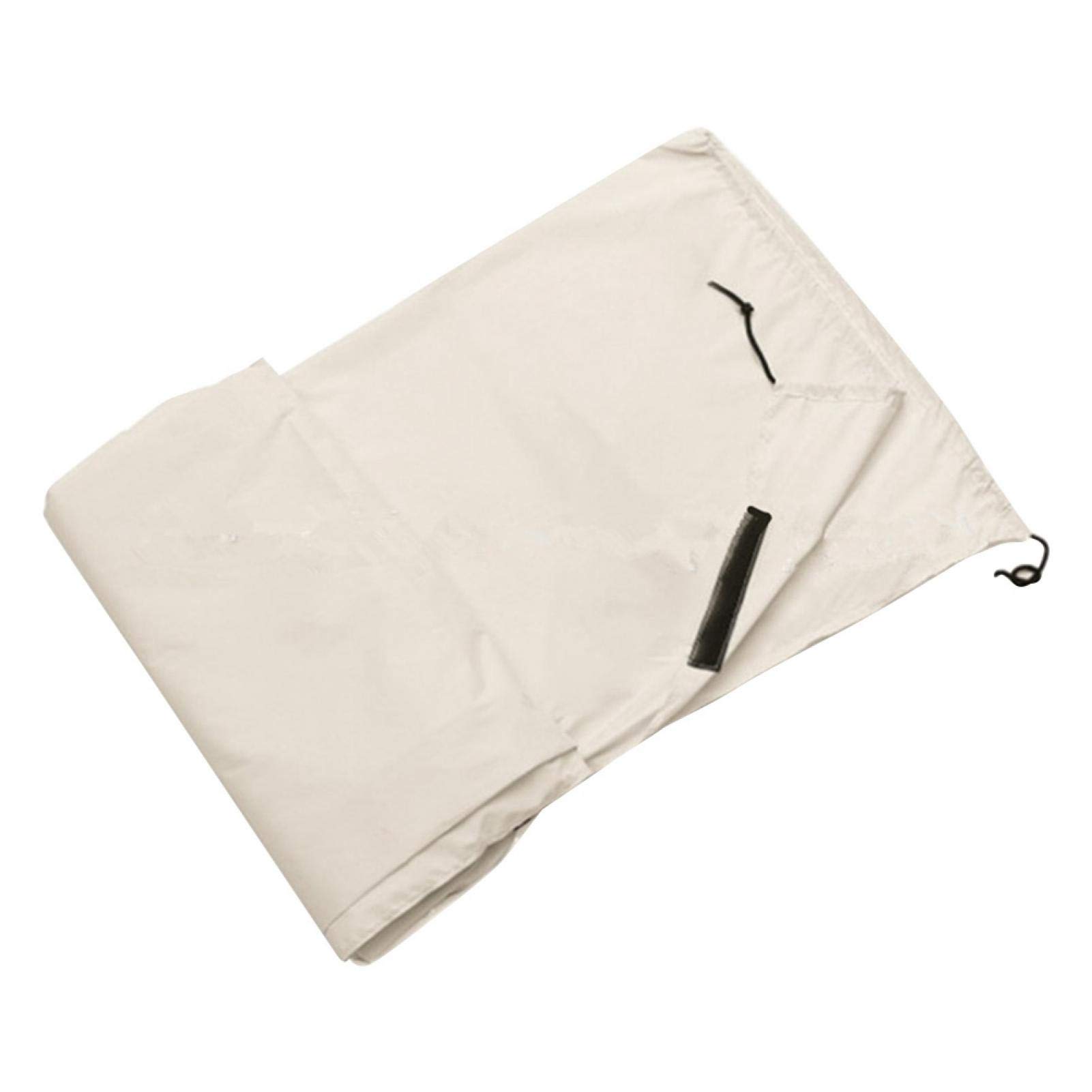 Ftory Heavy-Duty Waterproof Pool Roll Cover - 550x96cm Outdoor Beige Garden Protector for Swimming Pools, Hot Tubs, and Inflatable Pools