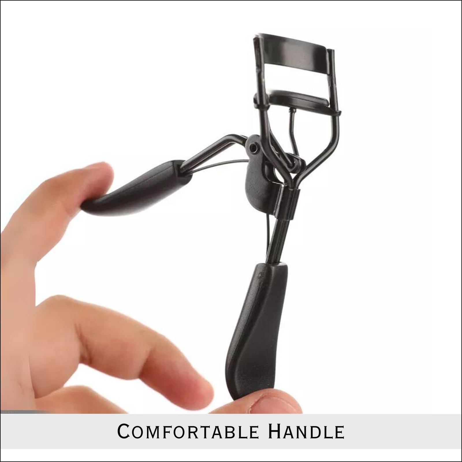 Premium Eyelash Curler for Women - Professional Lash Curling Tool for All Eye Shapes | Creates Perfect Curls & Lifted Lashes (Black) | Ideal for Daily Makeup, Special Occasions & Salon Use