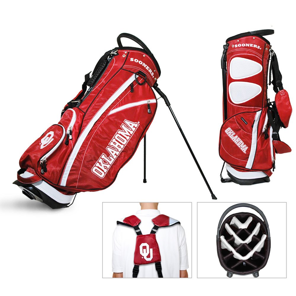 **Team Golf NCAA Fairway Golf Stand Bag – Lightweight 14-Way Top with Spring Action Stand, Insulated Cooler Pocket, Padded Strap, Umbrella Holder & Removable Rain Hood – Perfect for College Golf Tournaments & Weekend Golfing**