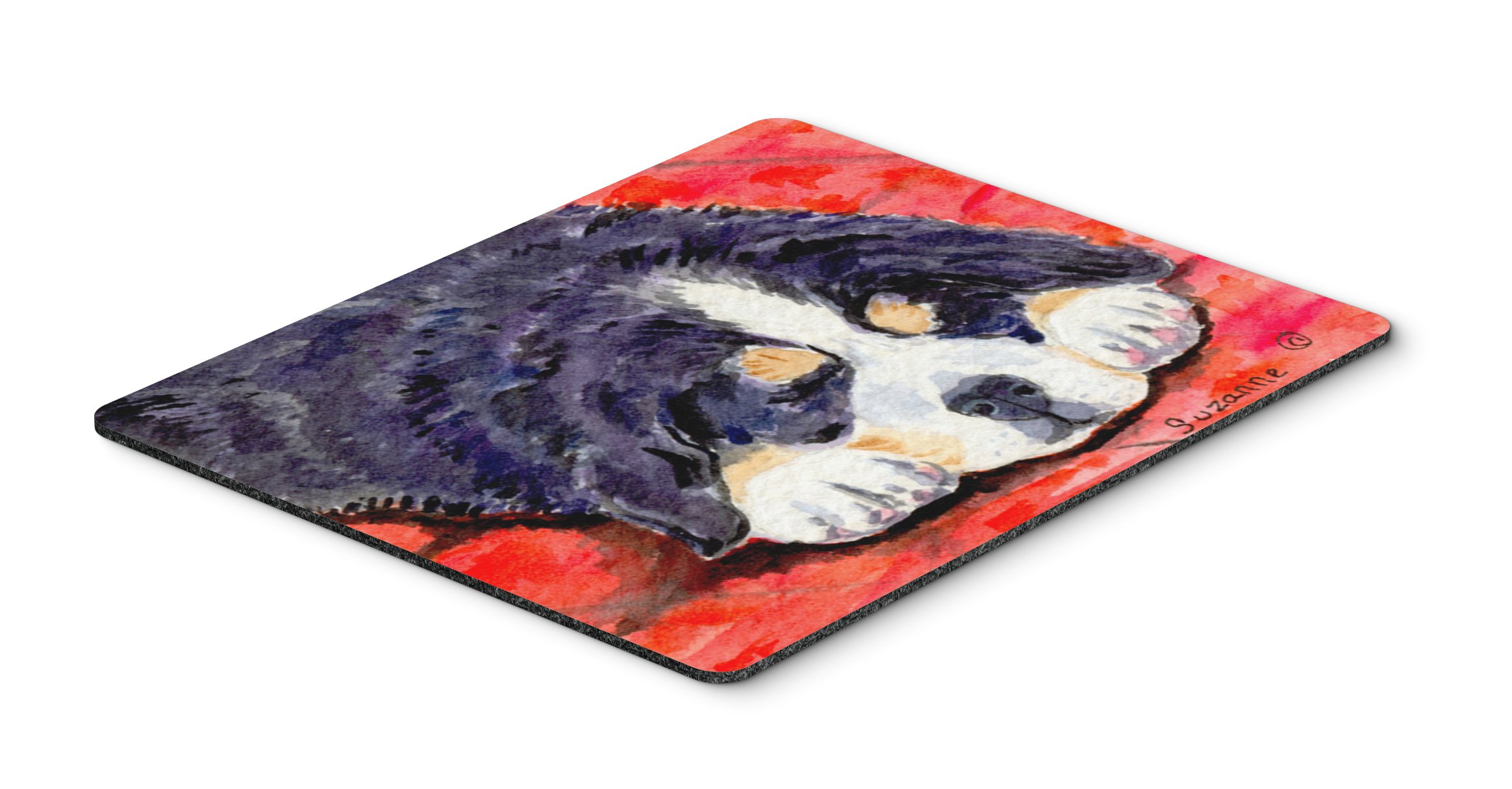 Bernese Mountain Dog Mouse Pad - Large Washable Non-Slip Desk Mat for Home Office, Gaming & Computer Work | Heat-Resistant Hot Pad & Trivet for Kitchen Use | Caroline's Treasures SS8828MP