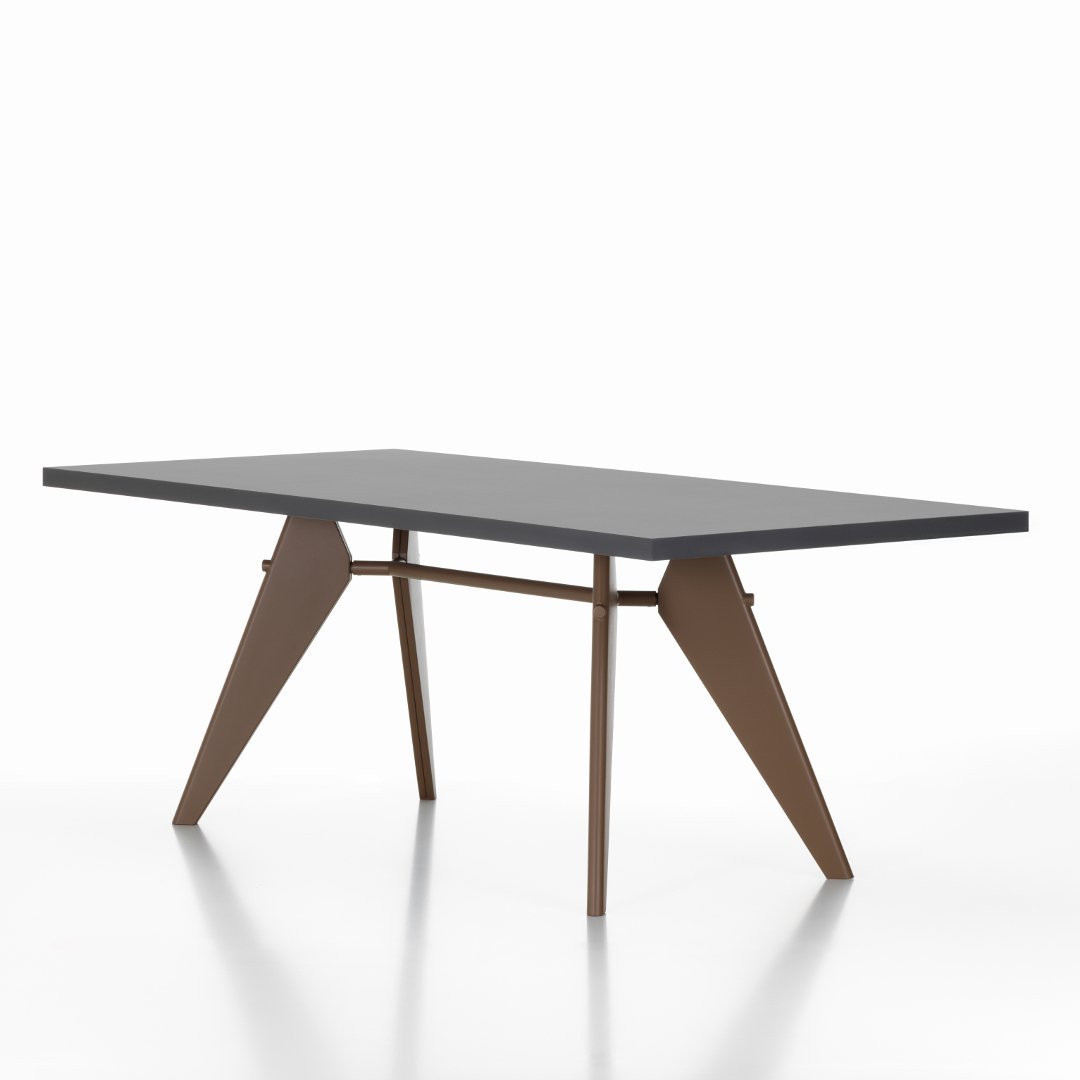 Premium EM Dining Table - High-Pressure Laminate (HPL) Surface - Modern Kitchen & Dining Room Furniture for Family Gatherings & Dinner Parties